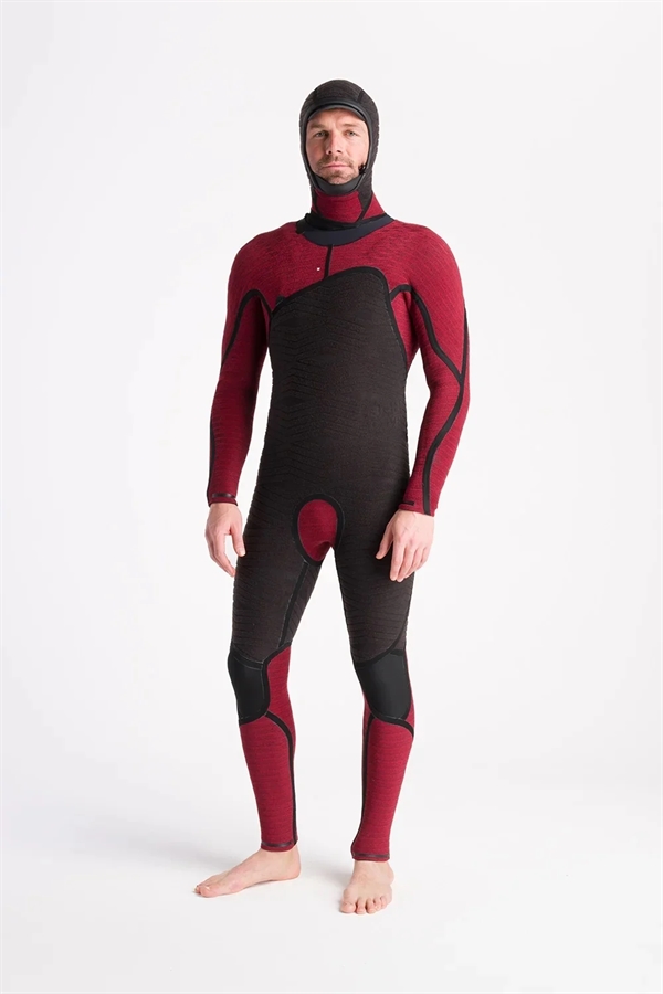 C-Skins Mens NuWave Wired+ 6:5 LQS Hooded Steamer